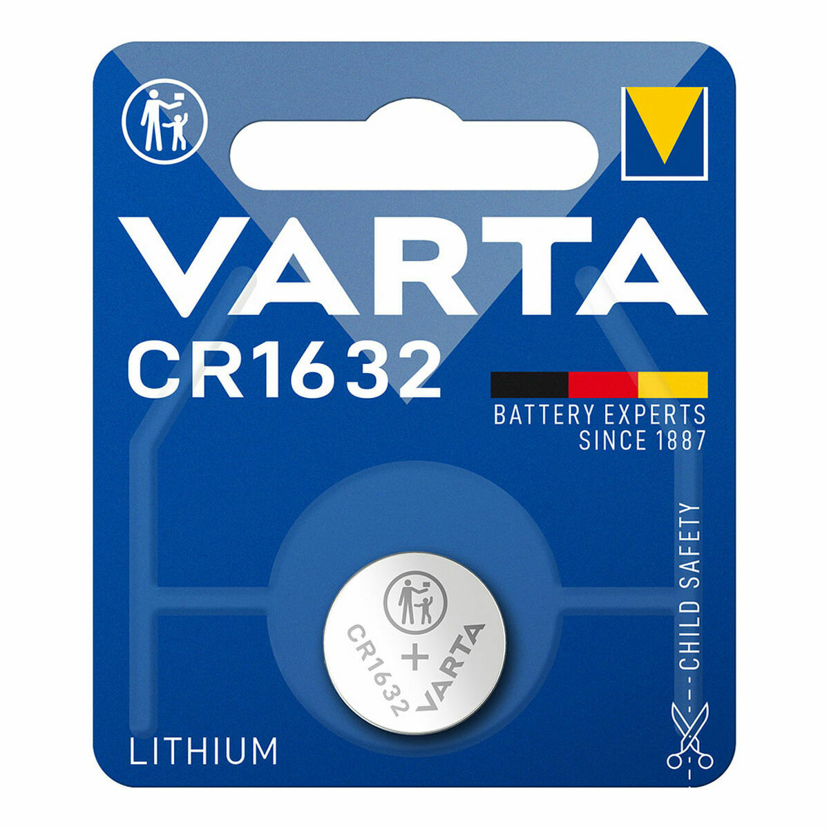 Knappcellsbatteri litium Varta CR1632 3 V 1.55 V