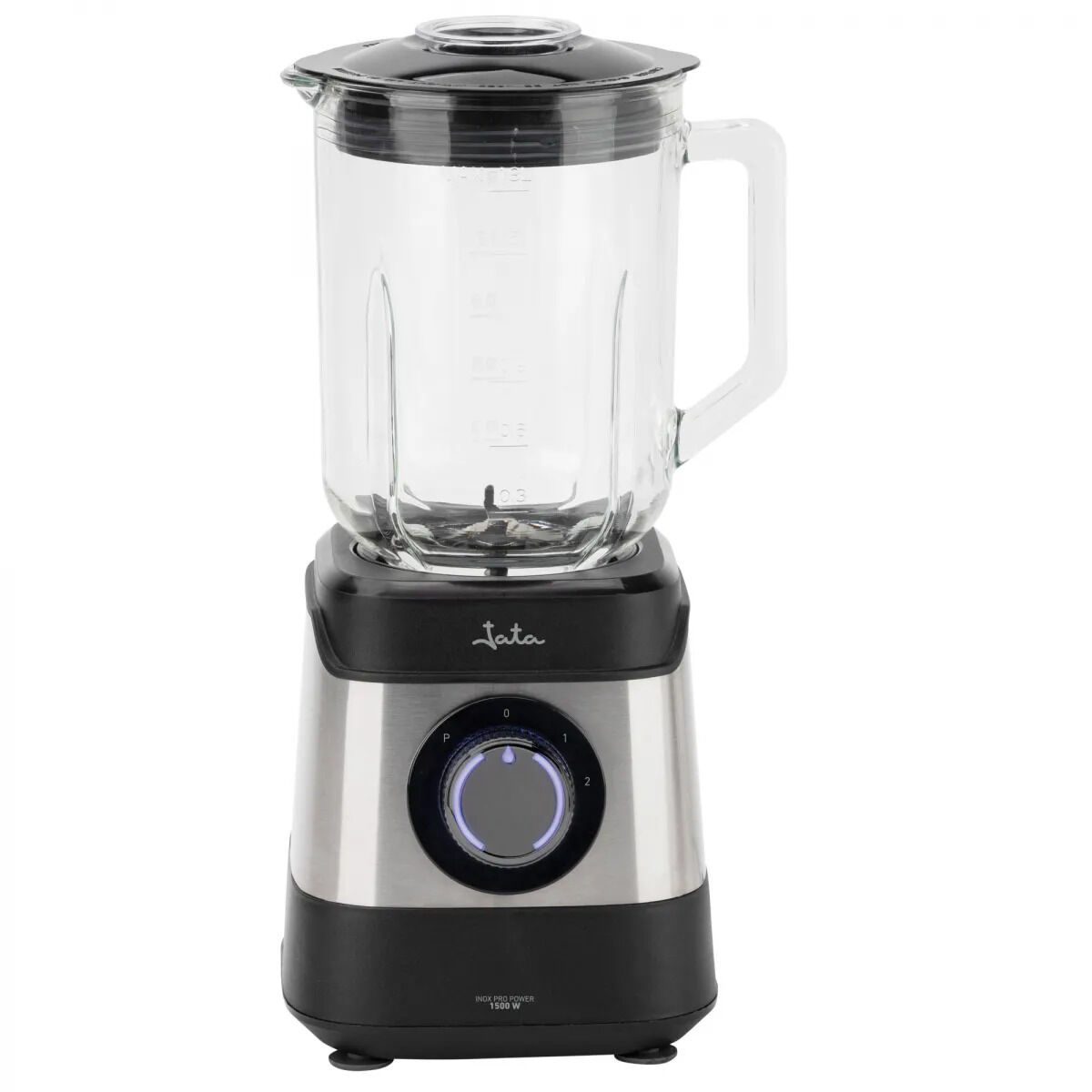 Glasmixer JATA JEBT3855 1500 W Svart Stål 1,8 L