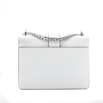 Axelväska Michael Kors Greenwich Vit 20 x 18 x 6 cm