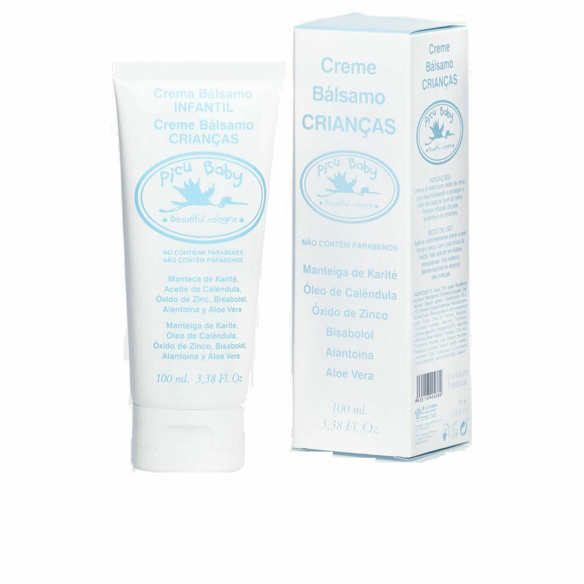 Skyddande blöjkräm Picu Baby Infantil 100 ml Balsam