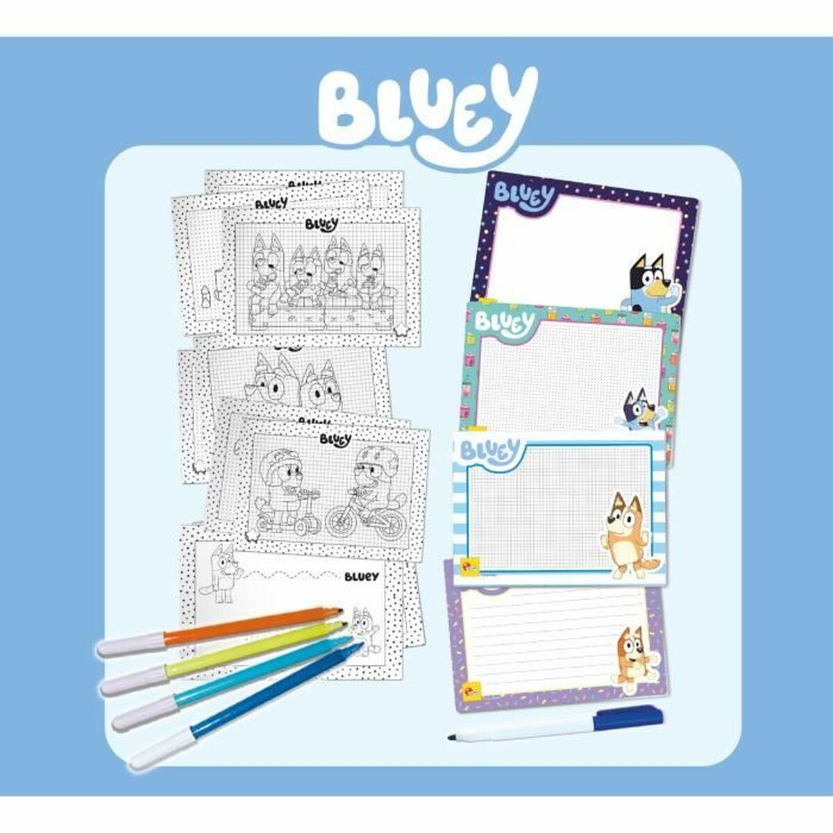 Målarblad Lisciani Giochi Bluey Multicolour - 2
