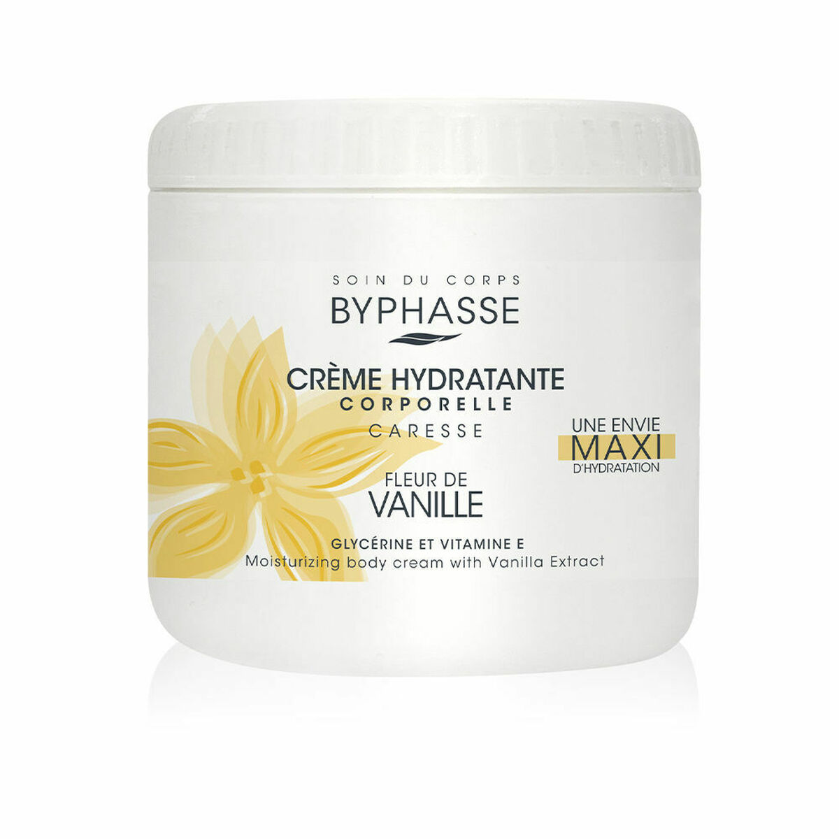Fuktande kroppskräm Byphasse Crema Hidratante 500 ml Vanilj