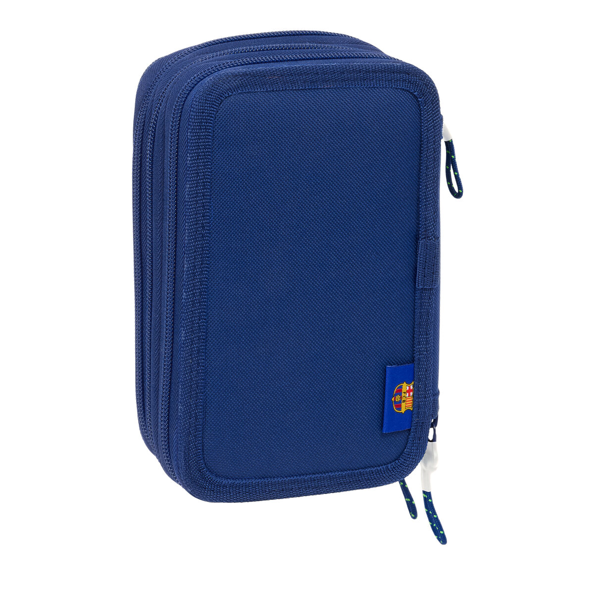 Trippel pennfodral F.C. Barcelona Marinblå 12,5 x 19,5 x 5,5 cm 37 Delar - 3