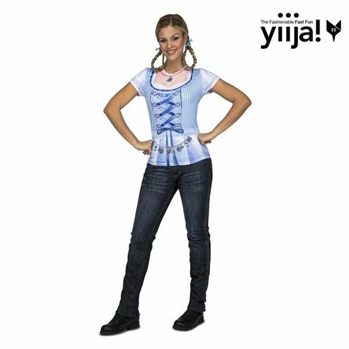 Maskeraddräkt vuxna My Other Me Oktoberfest Lady Blå - 2