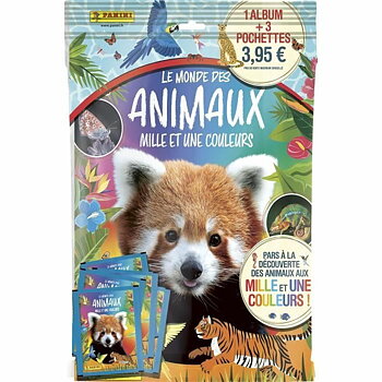 Klistermärkesalbum Panini Animaux