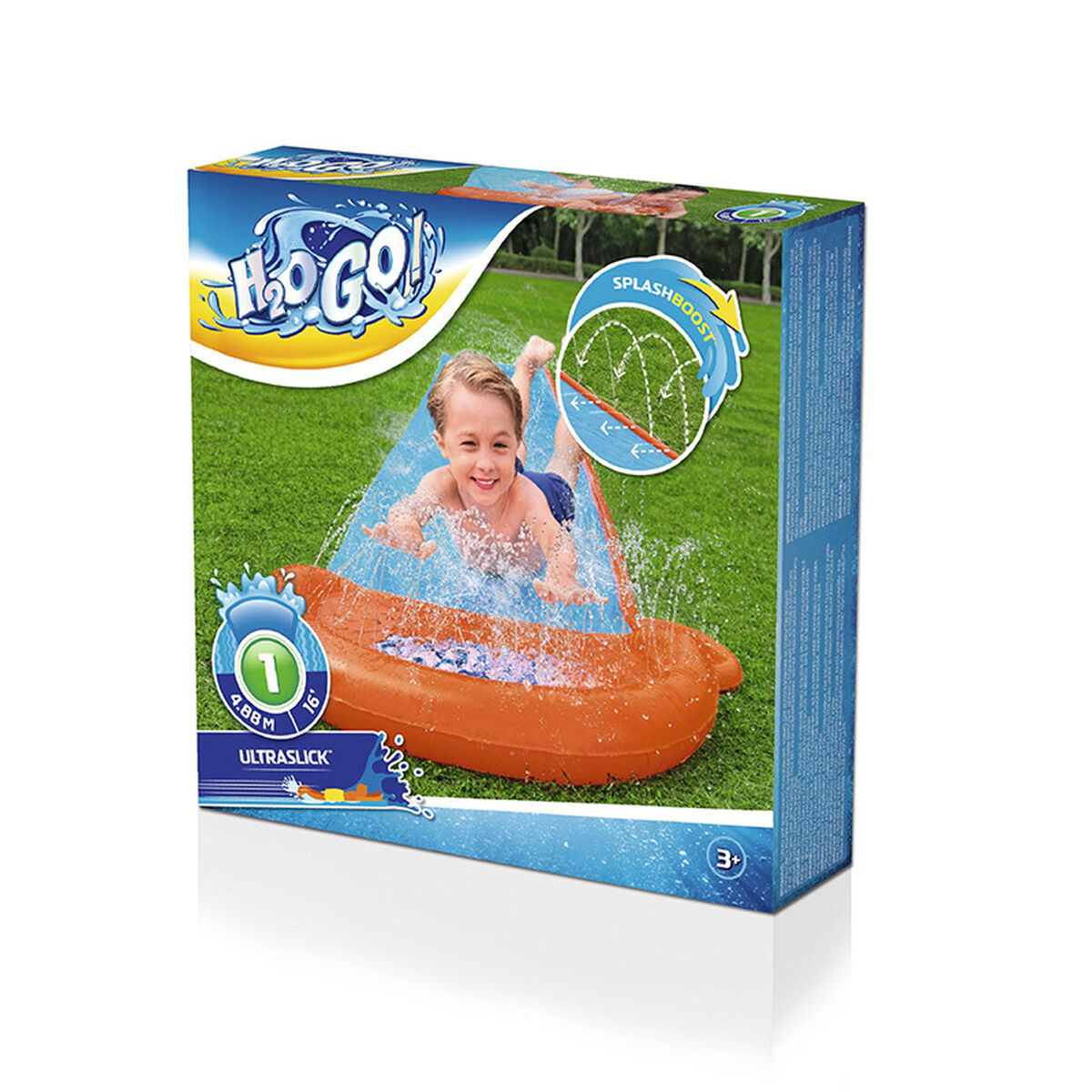 Bestway Enkel Rutschbana 488x82 cm +3 År Trädgård 52326 - 2