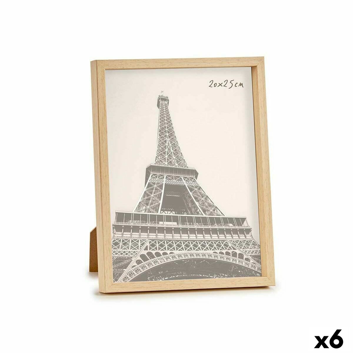 Fotoram Gift Decor Brun Naturell Plast (6 antal)