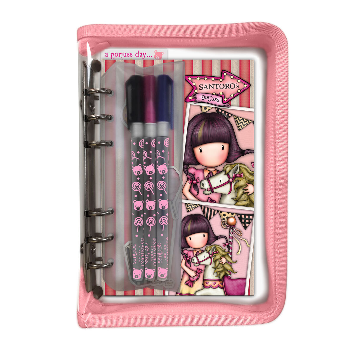 Brevpapper Set Gorjuss Carousel 5 Delar Lax - 4