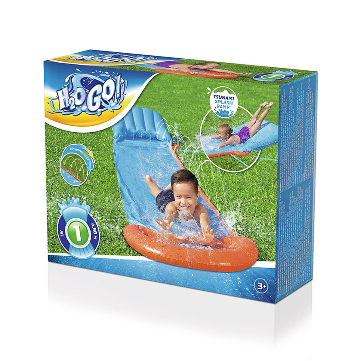 Bestway Enskild Tsunami Glidbana 488x82 cm +3 år Trädgård 52477 - 2