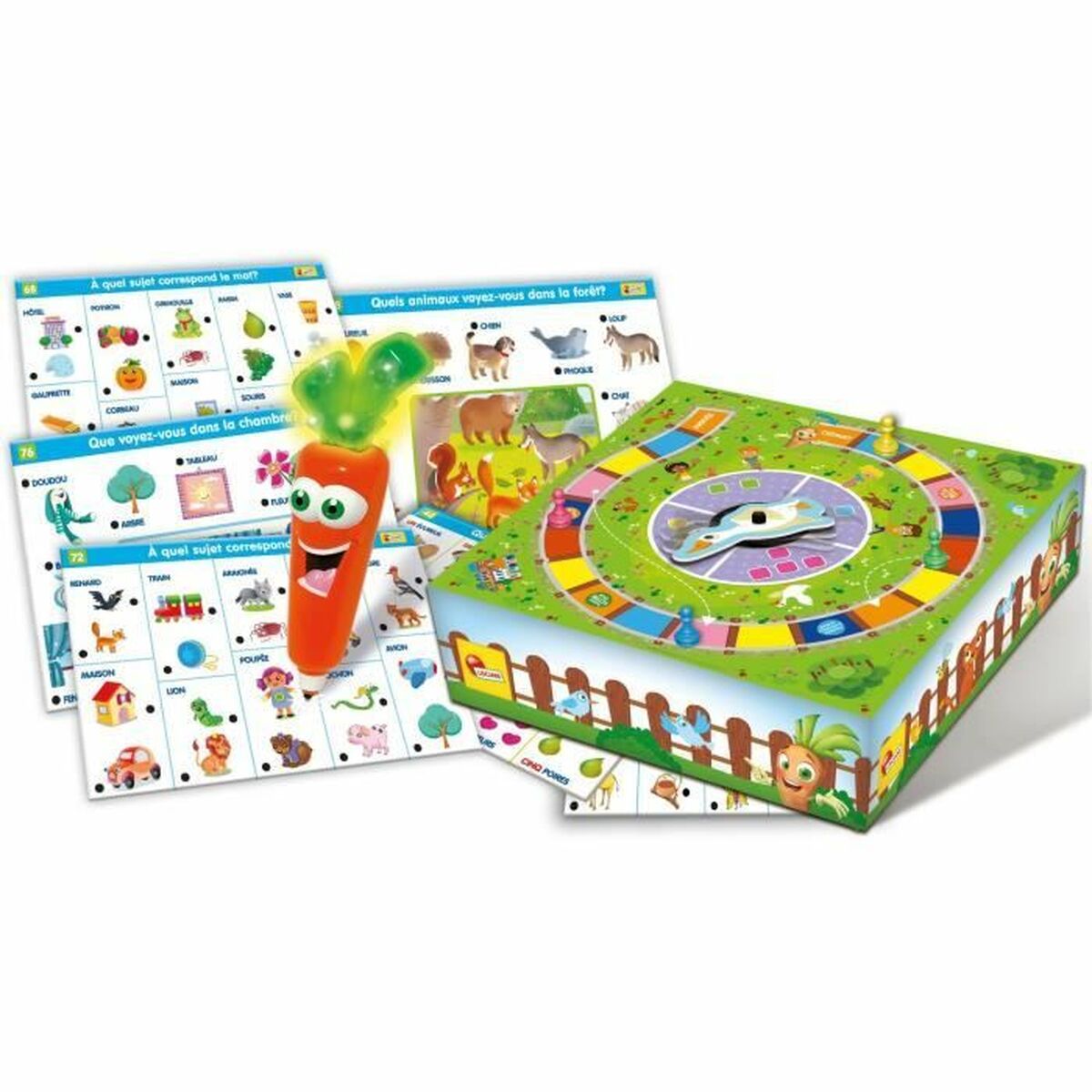 Pedagogiskt spel för små barn Lisciani Giochi Carotina 1000 Questions - 2