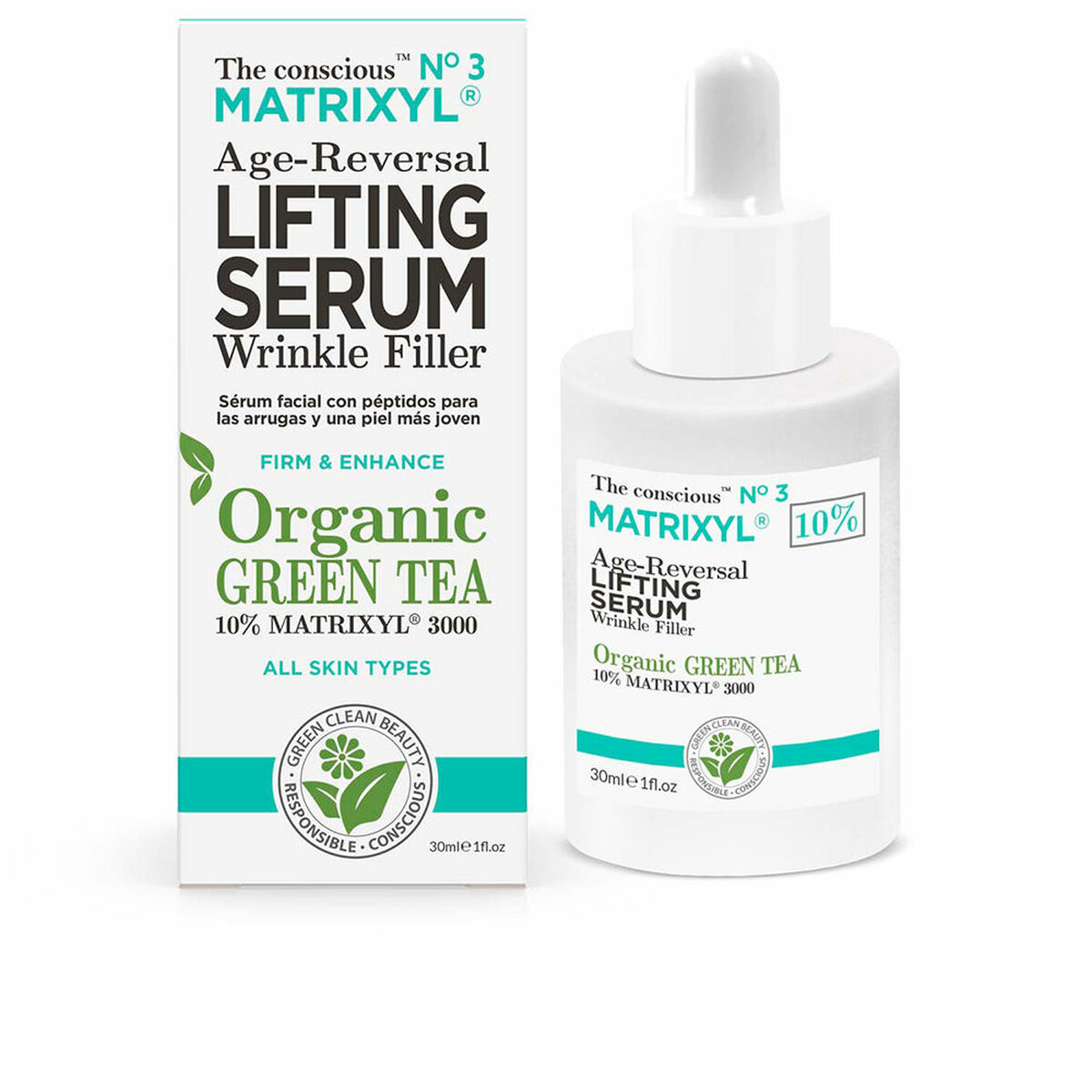 Ansiktsserum The Conscious Matrixyl 30 ml Grönt te