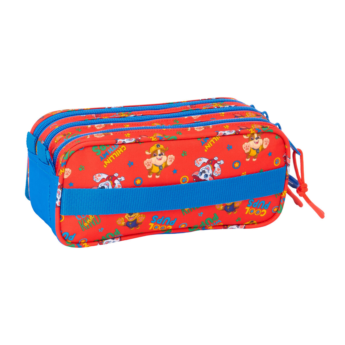Tredubbel Carry-all The Paw Patrol Cool Blå Röd 21,5 x 10 x 8 cm - 3