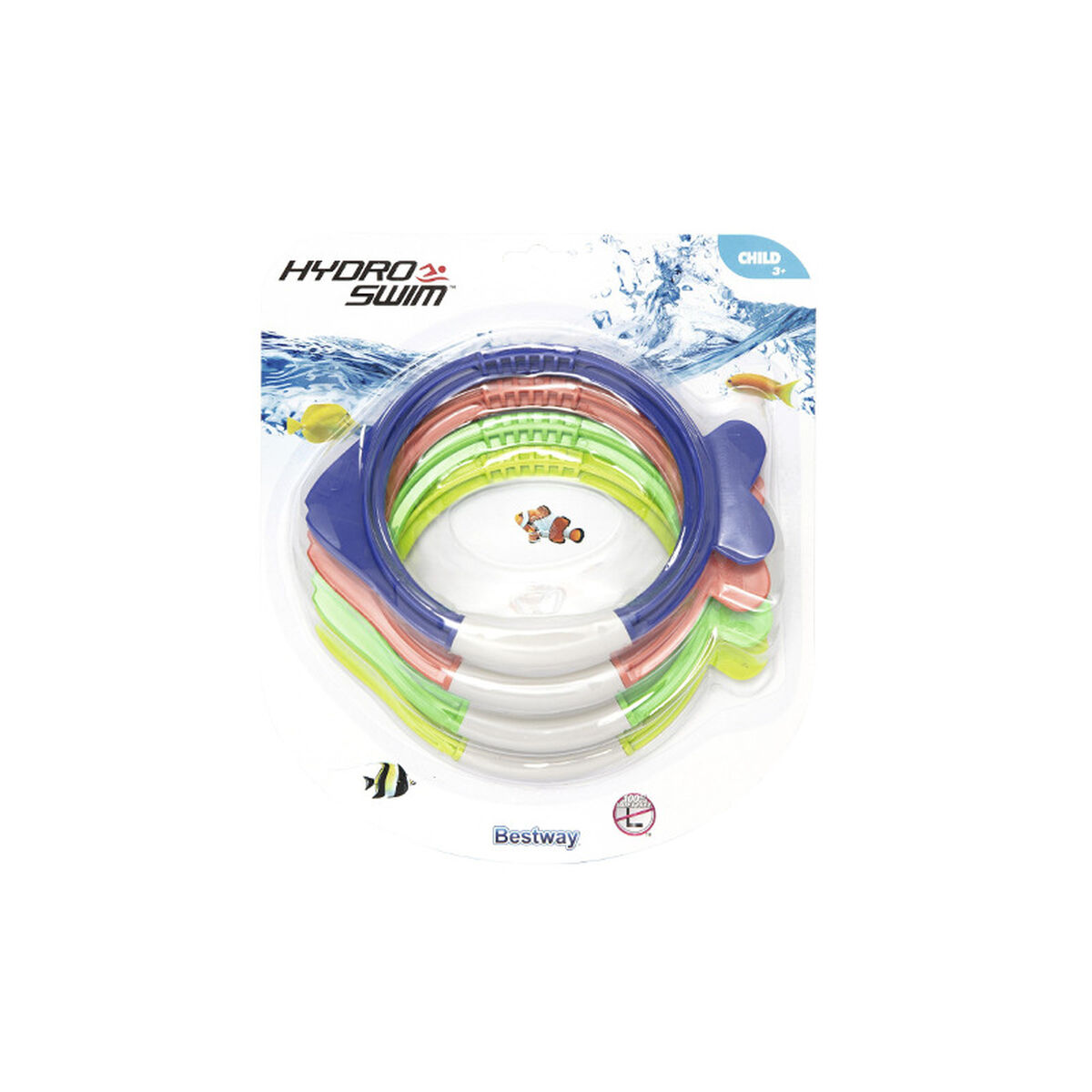 Bestway Junior Snorkel Set Purge Valve 37-41 +7 År Beach och Pool 25046 - 2