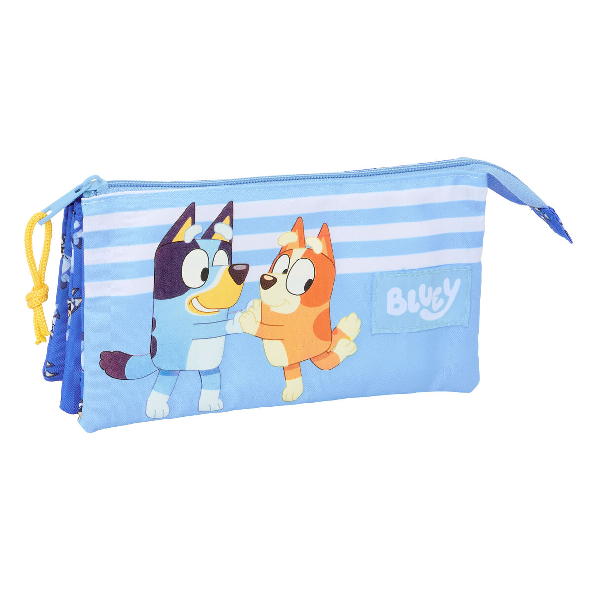 Tredubbel Carry-all Bluey Let's play Blå 22 x 12 x 3 cm