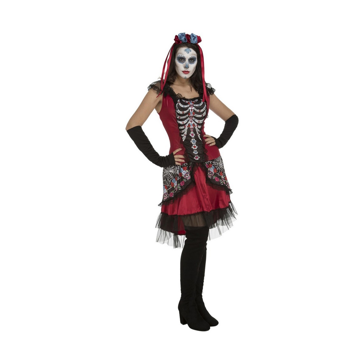 Maskeraddräkt vuxna My Other Me Sugar Skull Skalle M M/L (3 Delar)