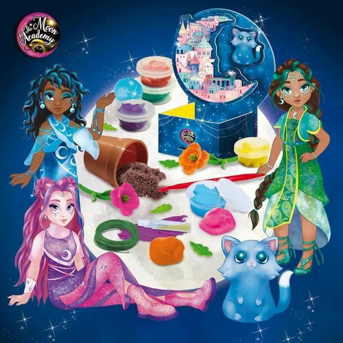 Craft Game Lisciani Giochi The Moon Academy Moon Flowers Multicolour - 2