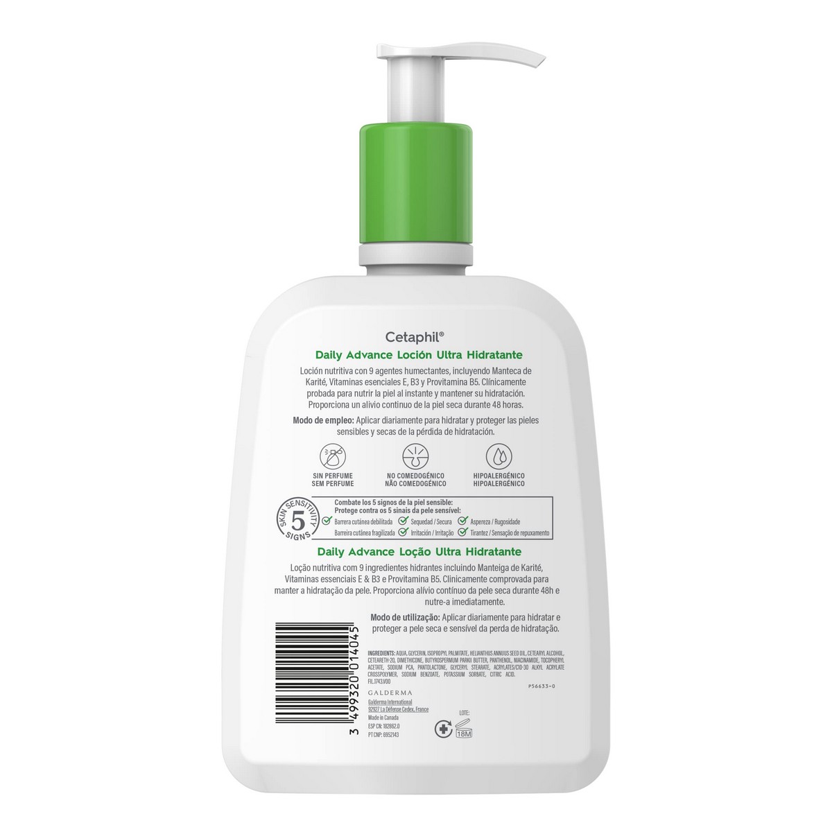 Ultra-fuktighetsgivande kräm Cetaphil Daily Advance 473 ml - 2