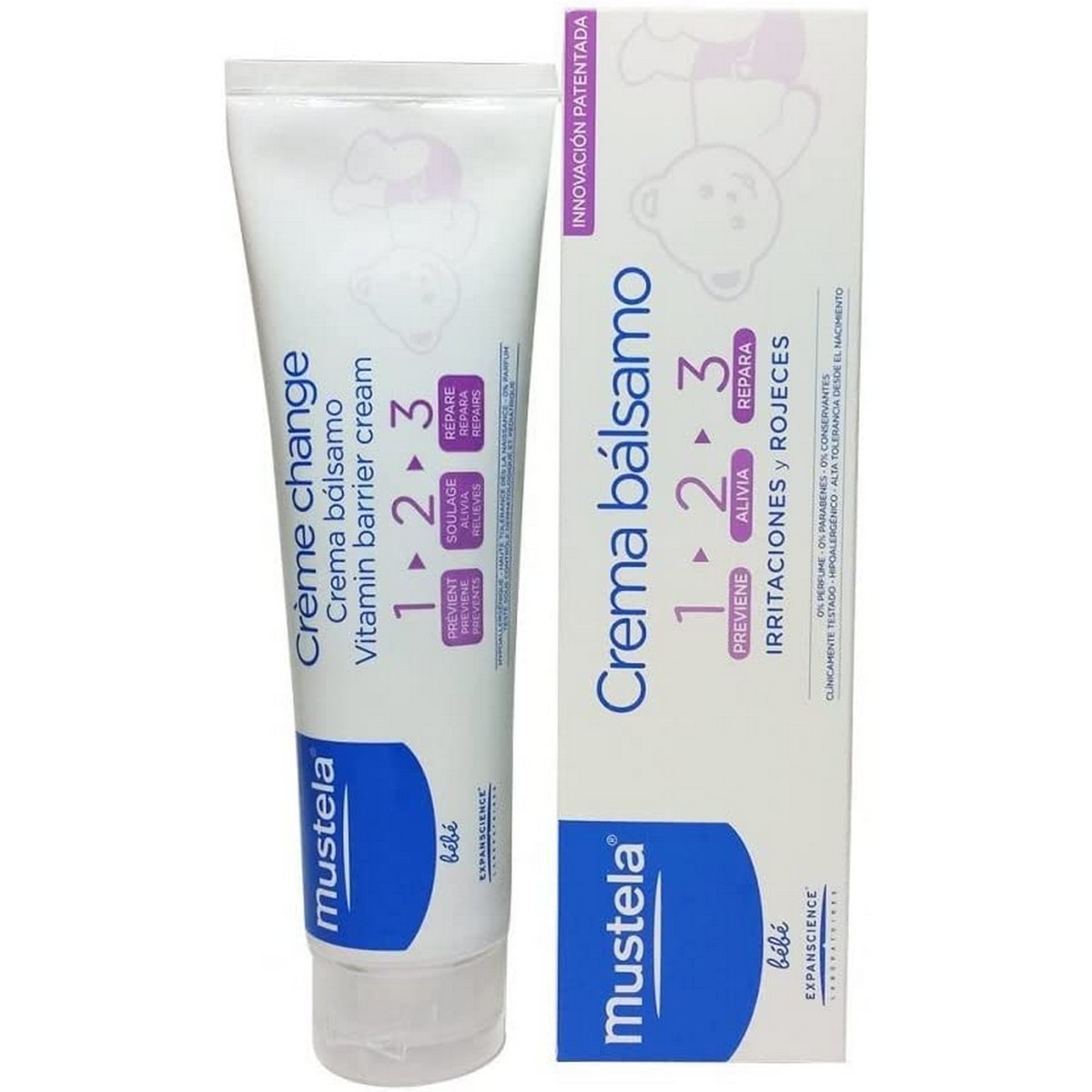 Reparerande kräm Baby Mustela Niño 50 ml 3 i 1