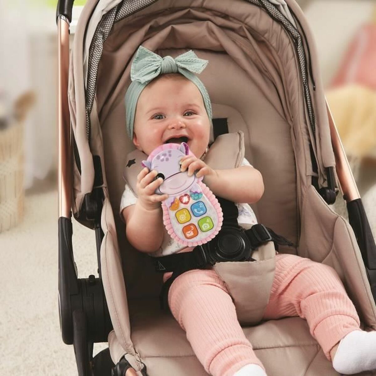 Utbildningsspel Vtech Baby Allô Bébé Todoux (FR) Rosa - 3