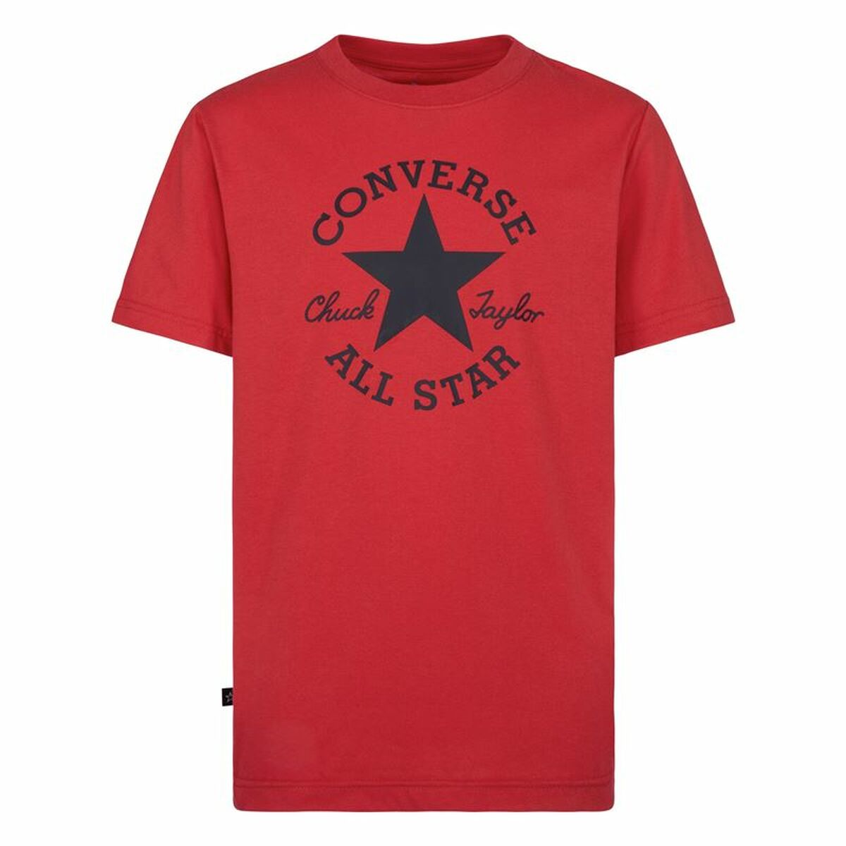 Barn T-shirt med kortärm Converse Sustainable Core Sse Röd - 2
