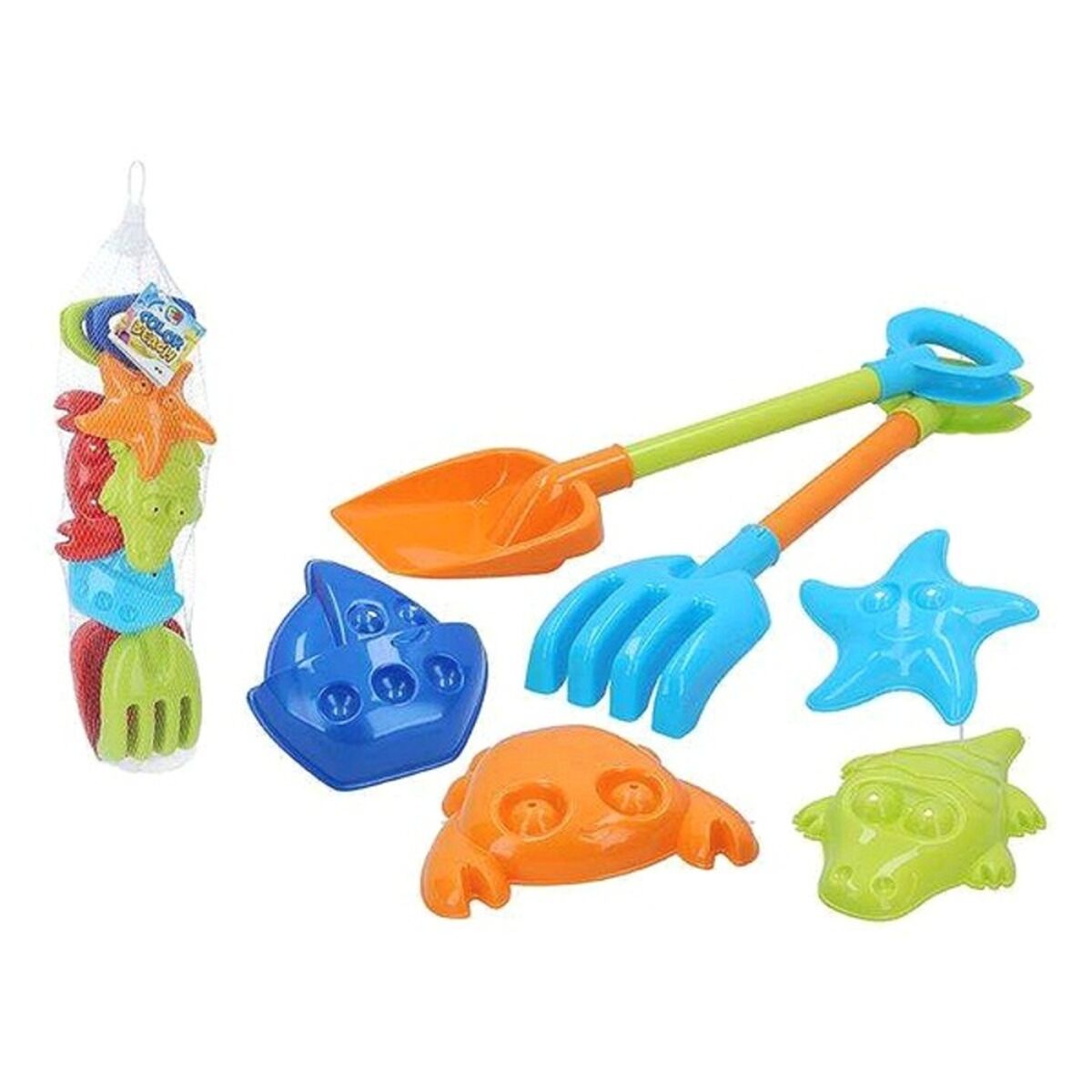 Strandleksaker set Colorbaby CB - 24733 (6 pcs)