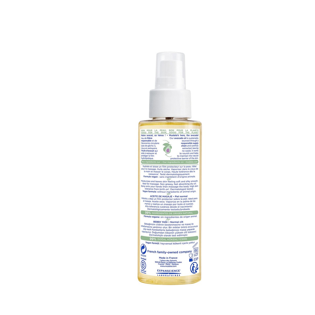 Babyolja Mustela Niño 100 ml - 3