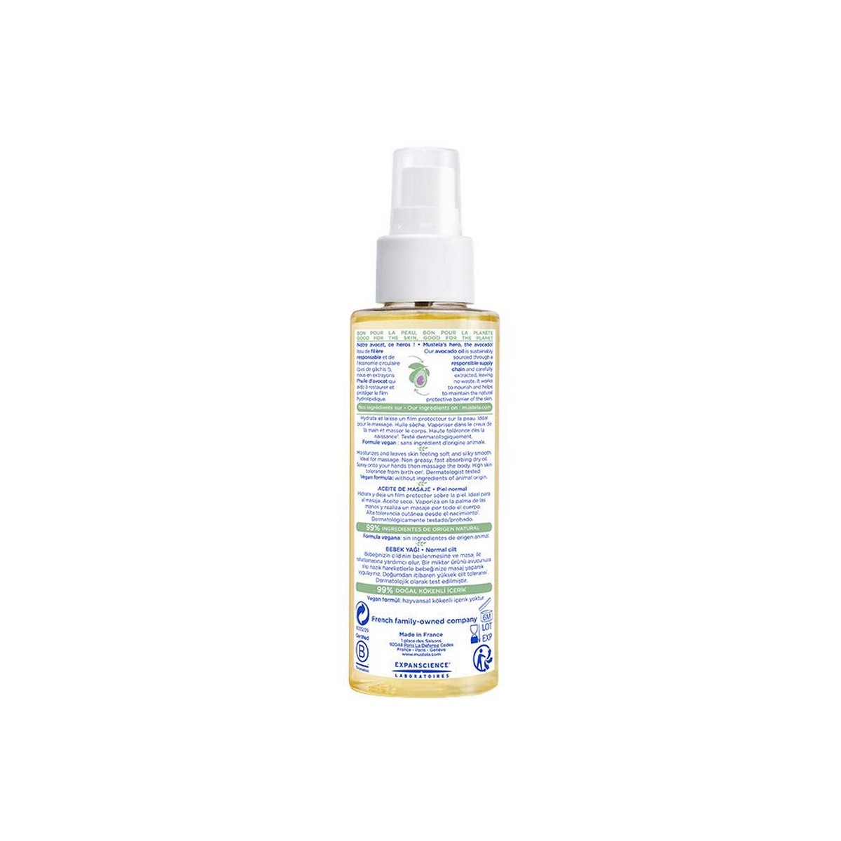 Babyolja Mustela Niño 100 ml - 2