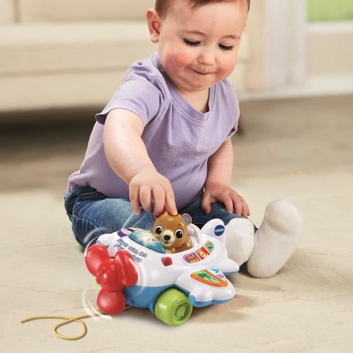 Utbildningsspel Vtech Baby Super avion des P´tits Loulous (FR) - 3