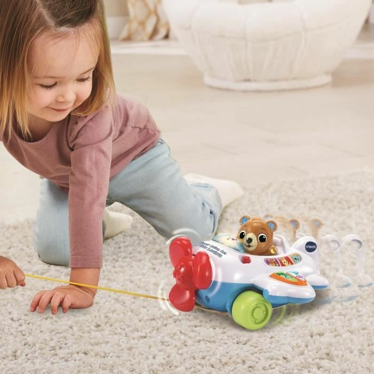 Utbildningsspel Vtech Baby Super avion des P´tits Loulous (FR) - 2