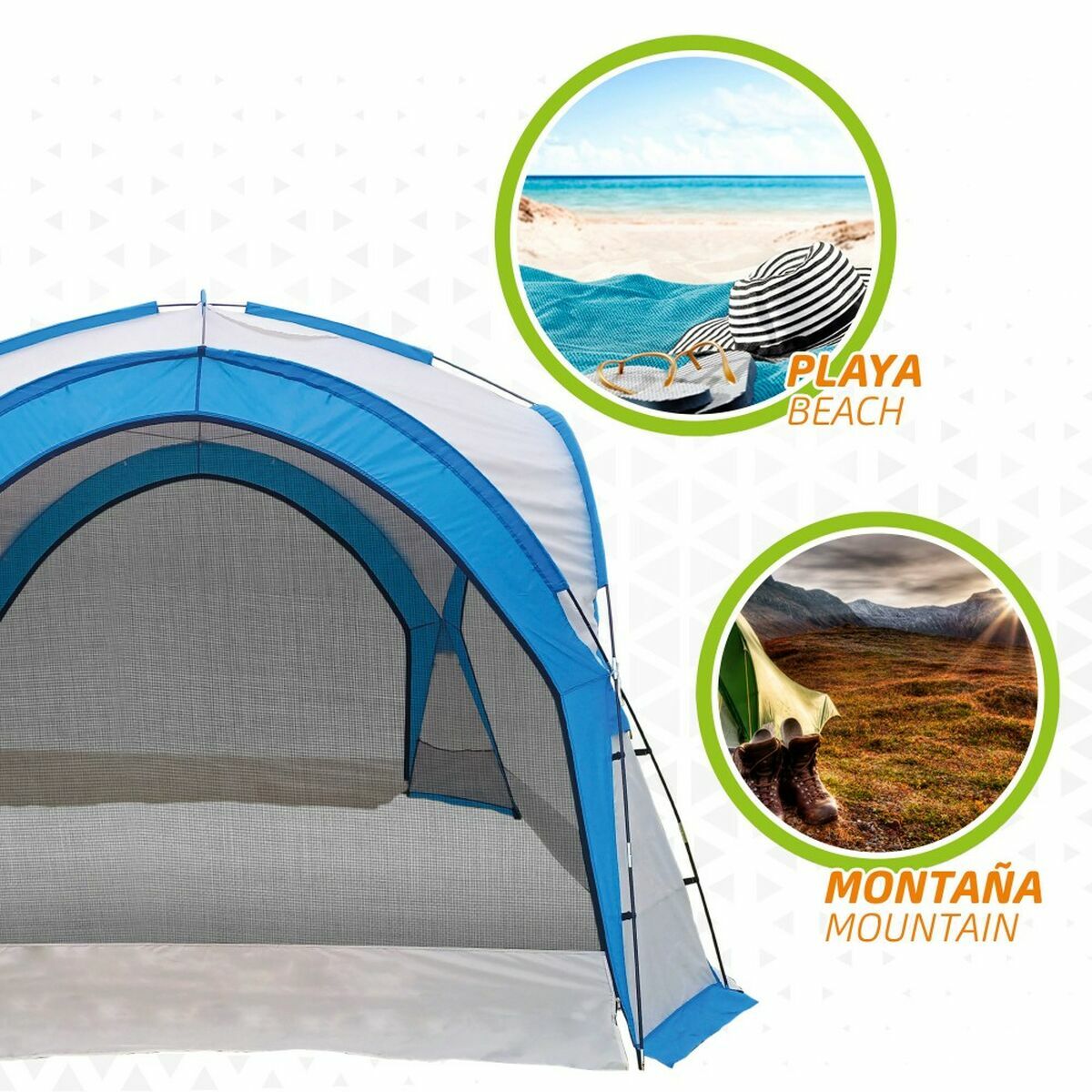 Strandtält Hot Wheels Camping Myggnät 350 x 350 x 260 cm - 2