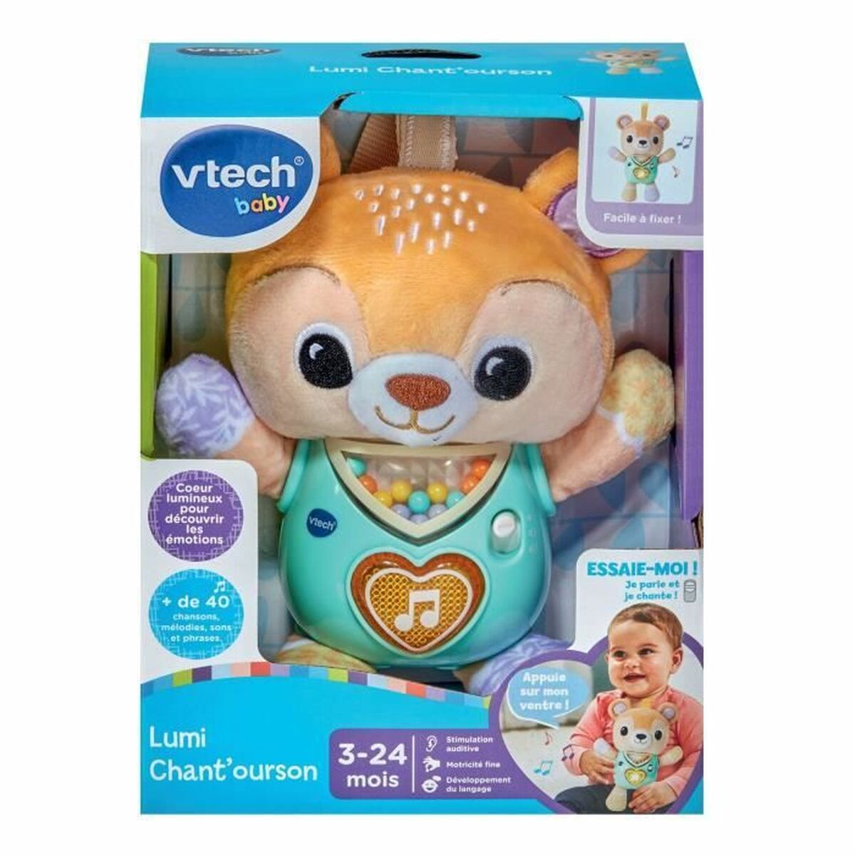 Utbildningsspel Vtech Baby Lumi Chant´ourson (FR) - 2