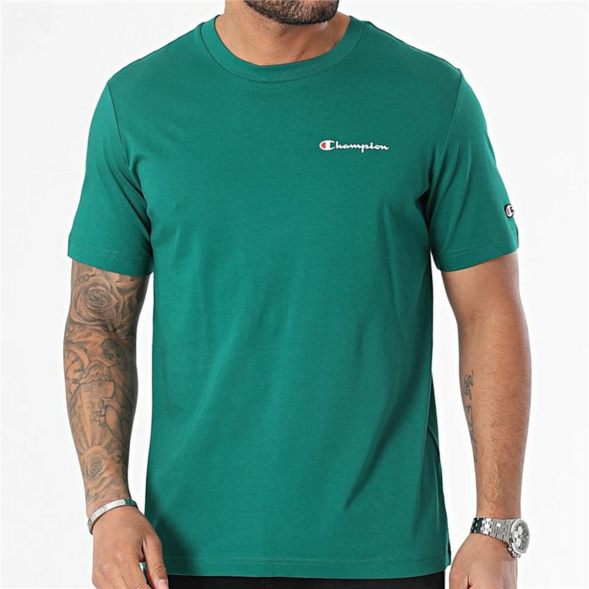 T-shirt med kortärm Herr Champion Crewneck - 3