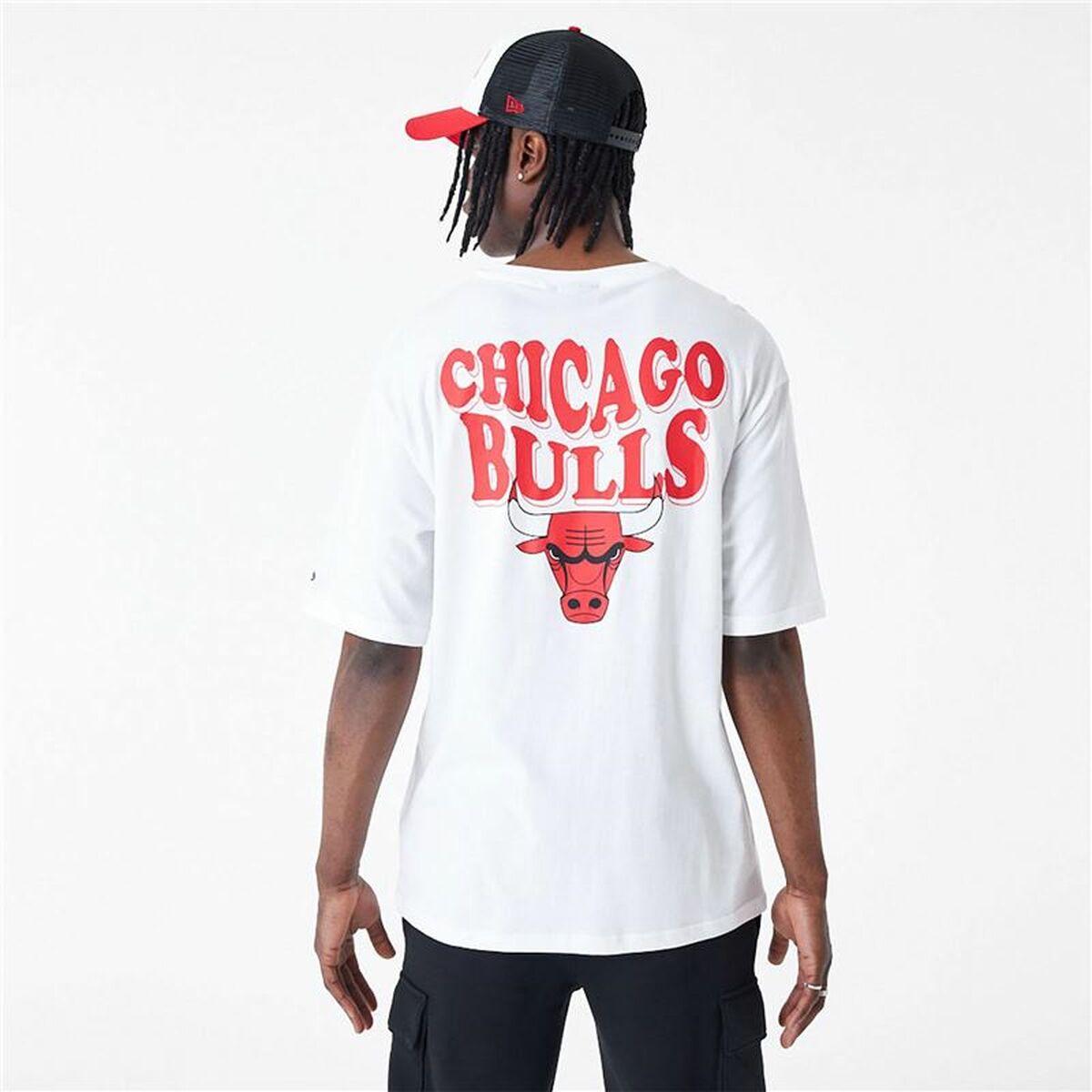 T-shirt med kortärm Herr New Era  SCRIPT OS TEE CHIBUL 60435518 Vit (L) - 2