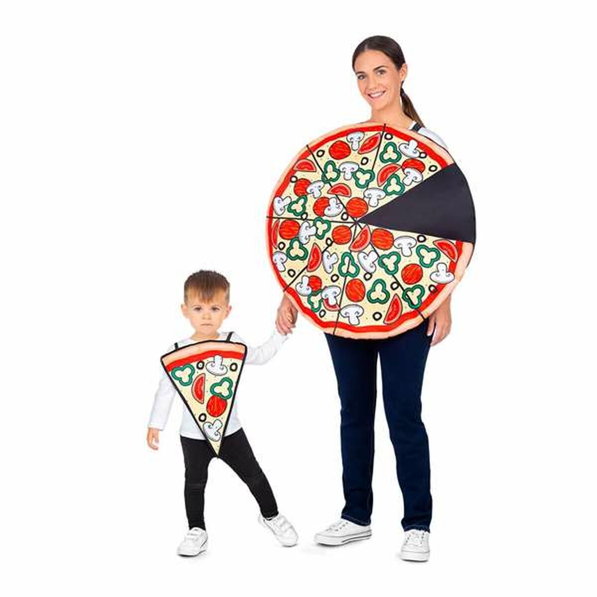 Maskeraddräkt vuxna My Other Me Pizza Röd One size