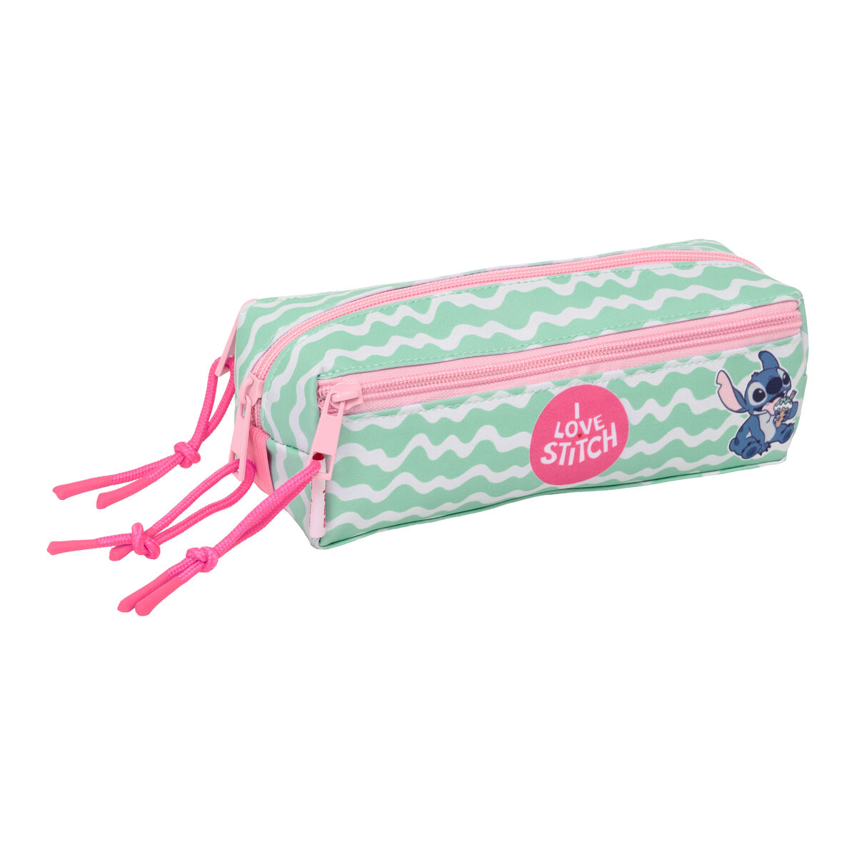 Tredubbel Carry-all Lilo & Stitch Ice cream Rosa 22 x 8,5 x 6 cm