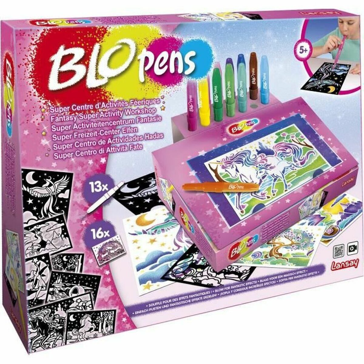 Målarbilder Lansay Blopens