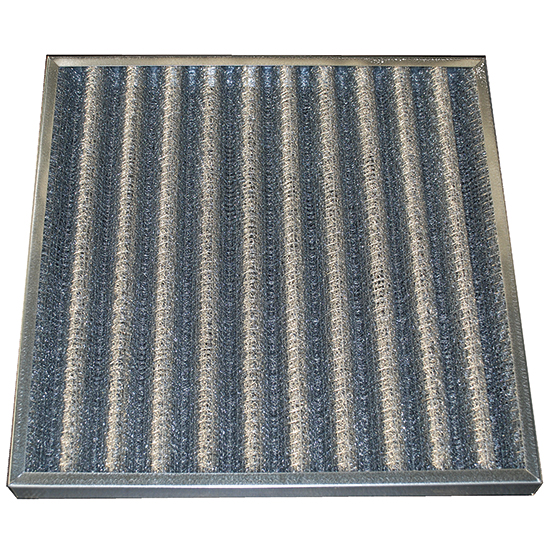 Anti-fettfiltret med metallgaller, 592x592x48 mm