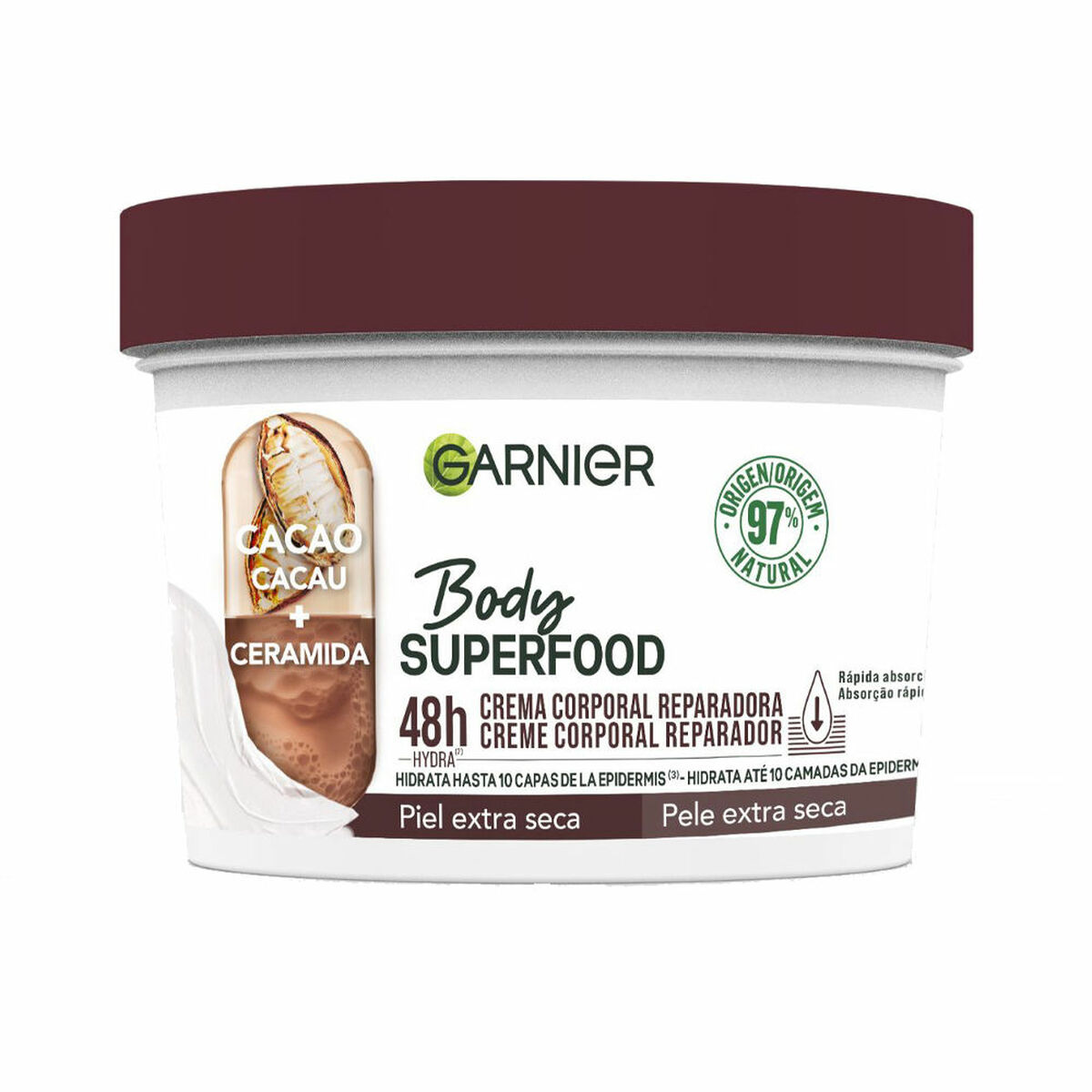Reparerande kroppskräm Garnier Body Superfood 380 ml