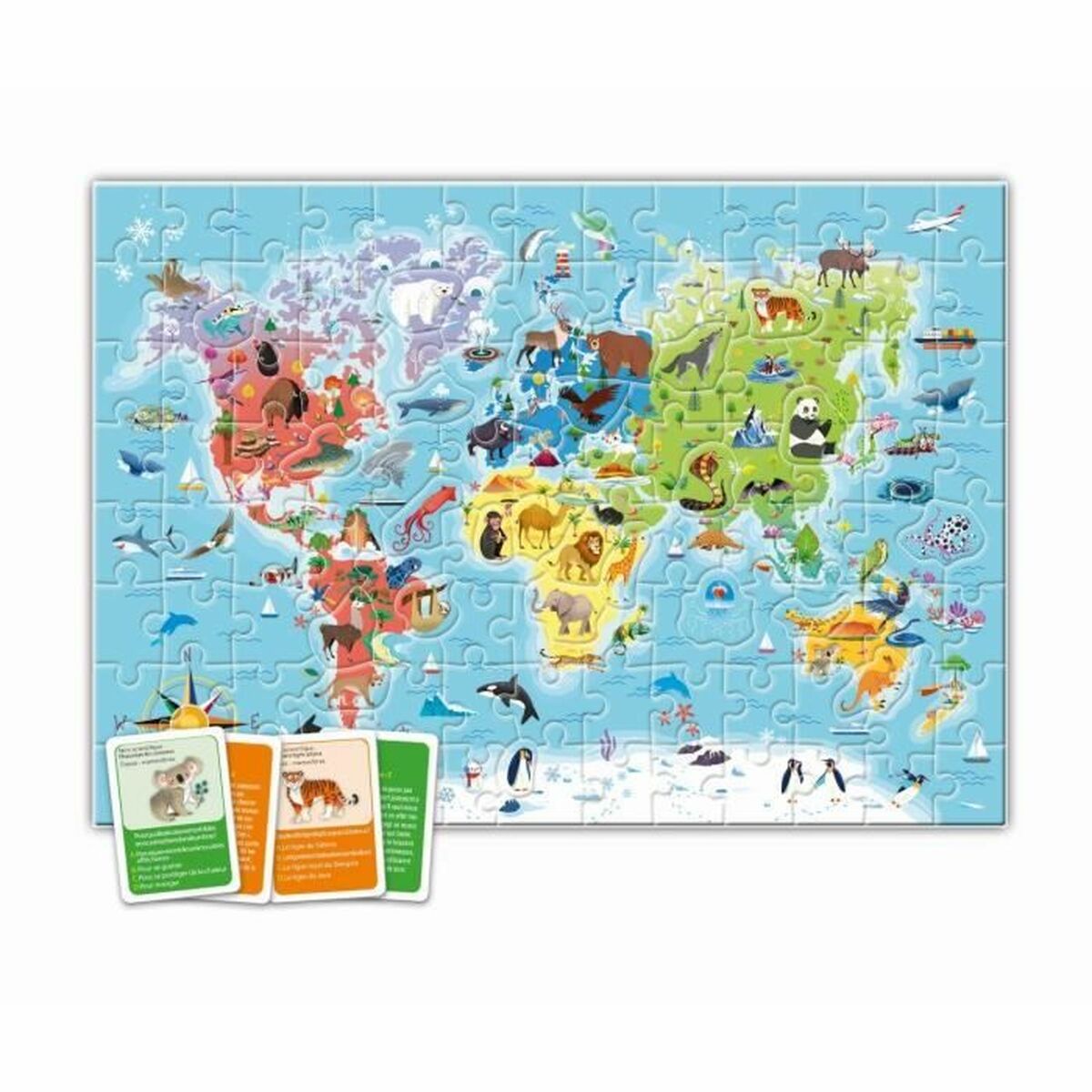 Utbildningsspel Clementoni À la découverte du monde (FR) - 2
