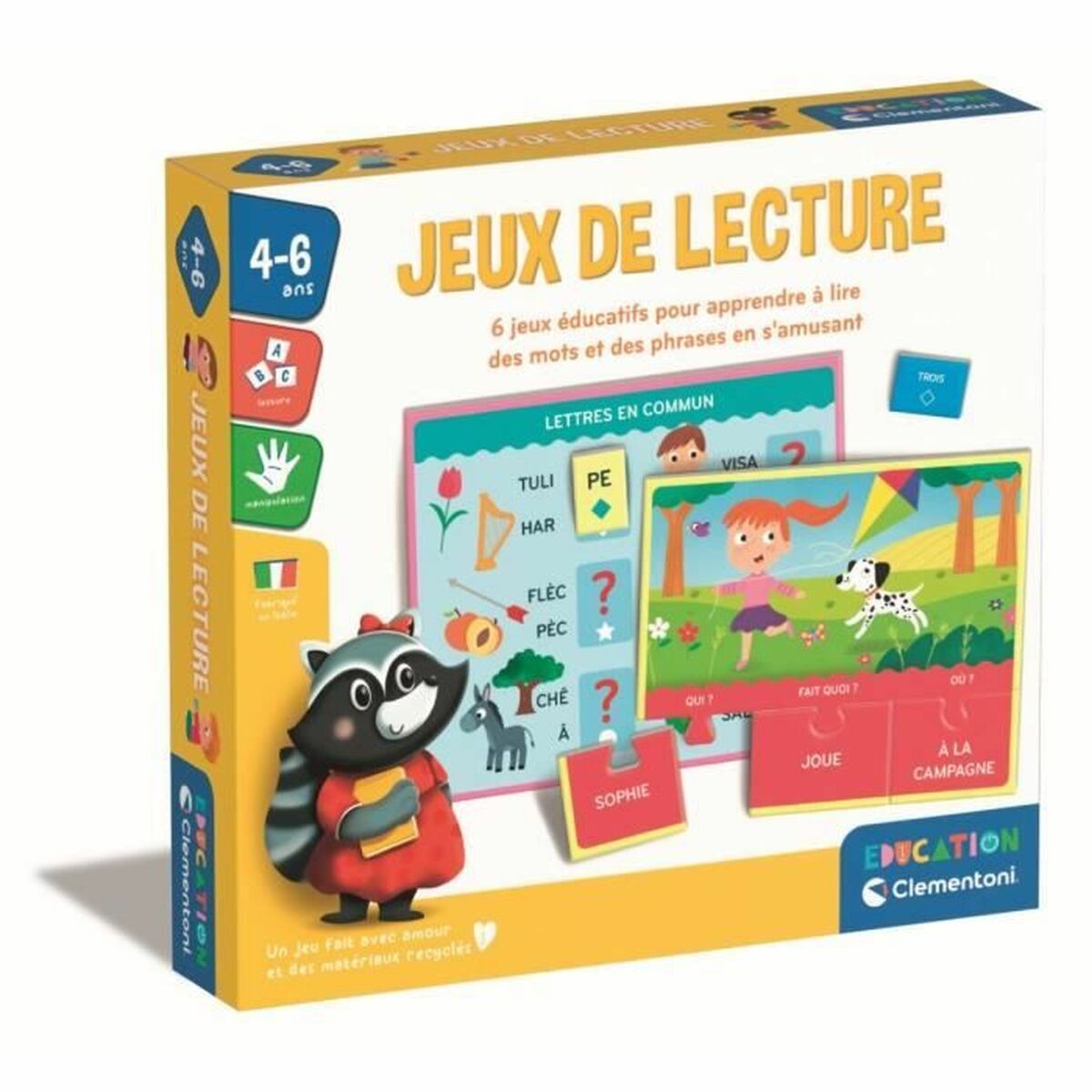 Utbildningsspel Clementoni Jeux de lecture (FR)