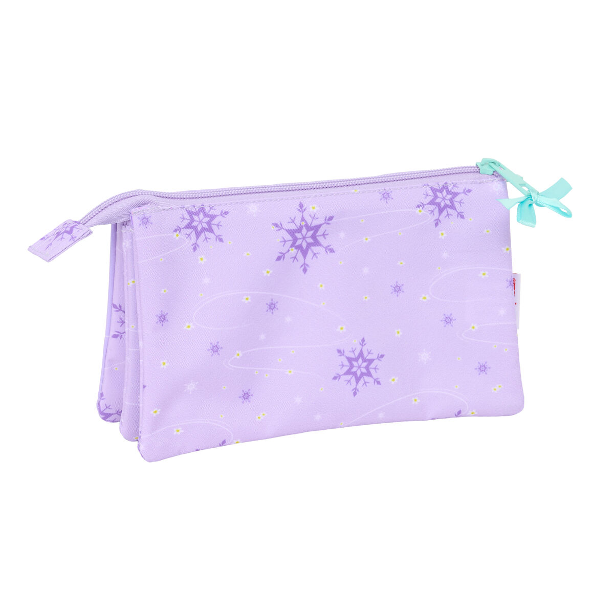 Tredubbel Carry-all Frozen Spirit Lila 22 x 12 x 3 cm - 3