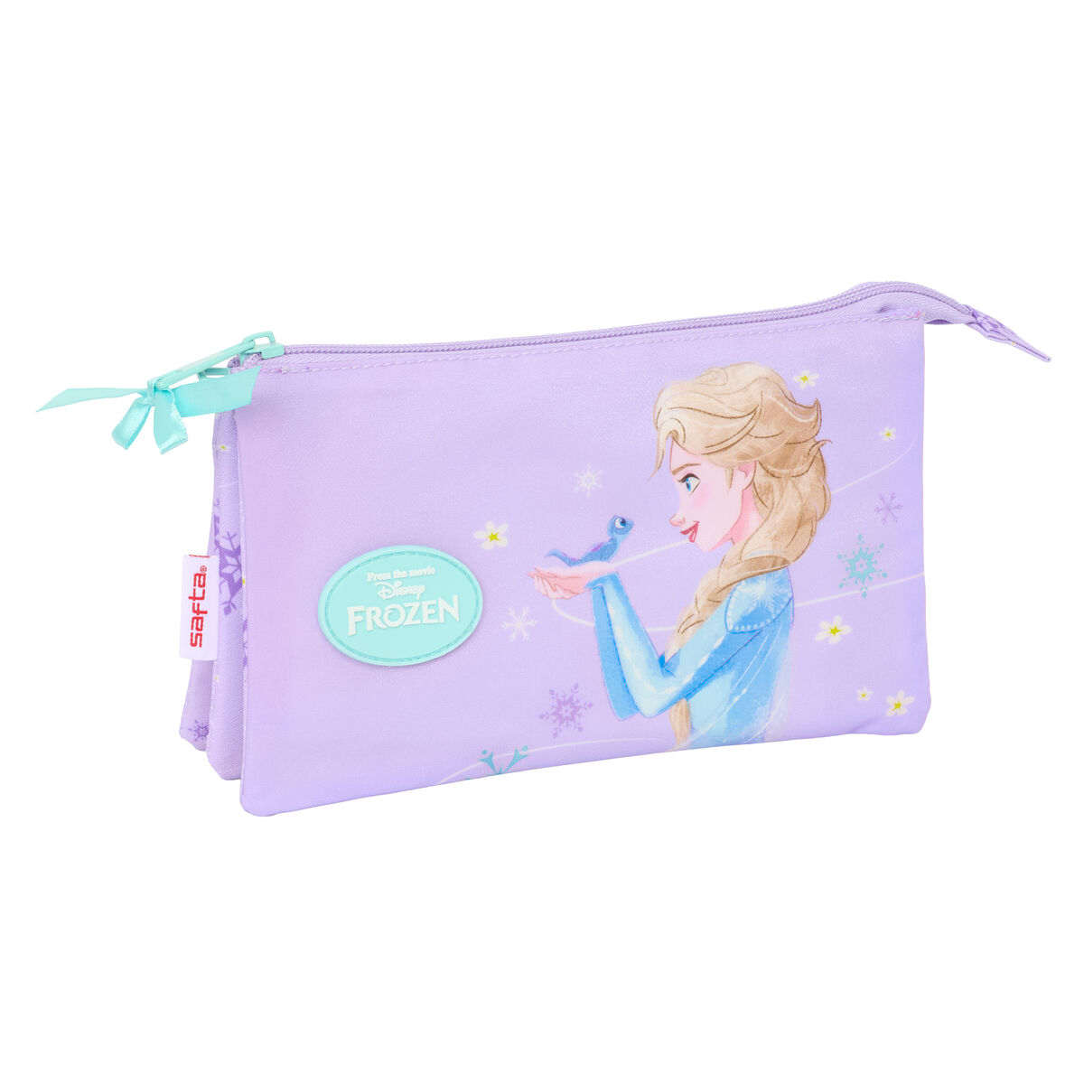 Tredubbel Carry-all Frozen Spirit Lila 22 x 12 x 3 cm