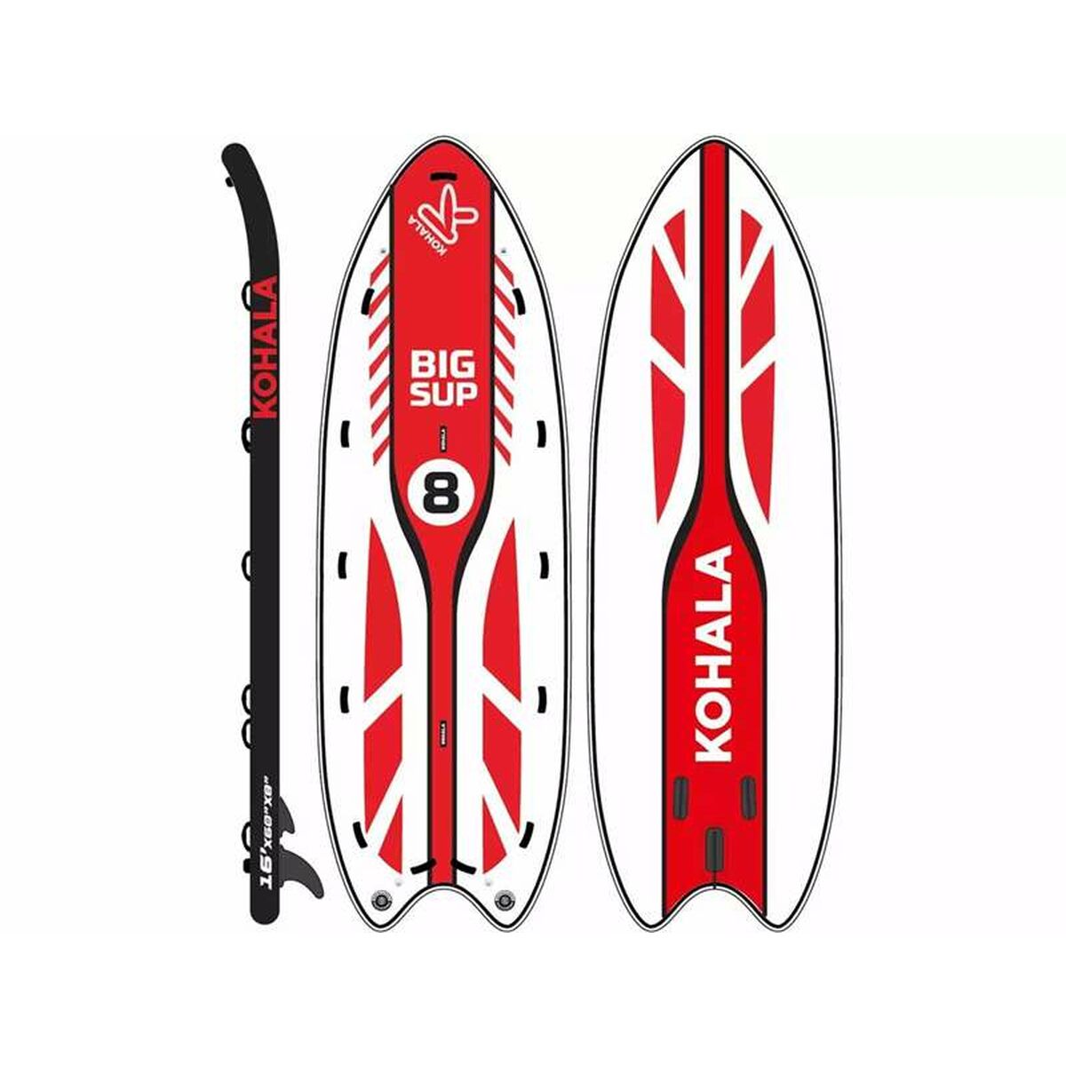 Surfbräda 480 x 155 x 20 cm - 2