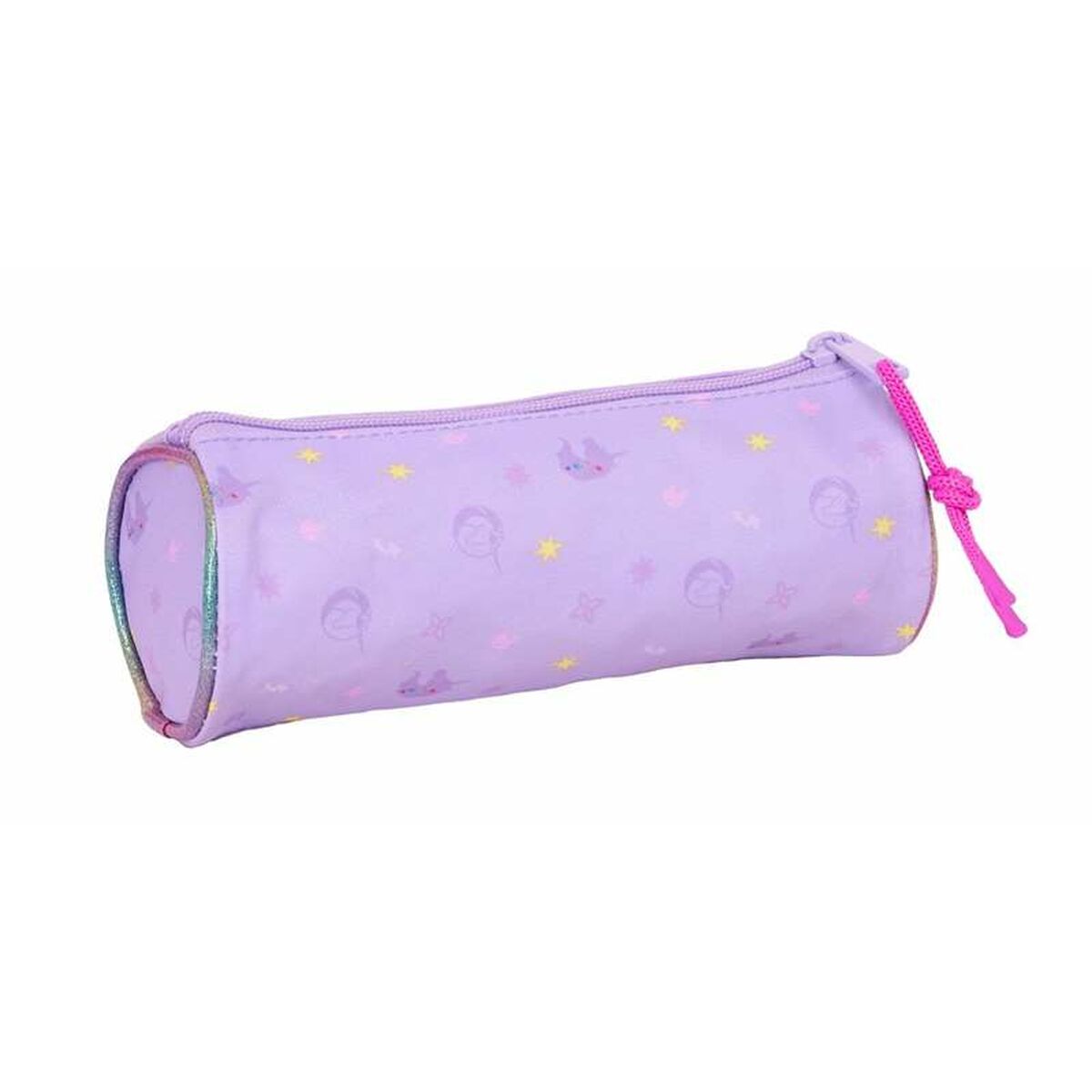 Cylindrisk skolväska Unicorn Academy Lila 20 x 7 x 7 cm - 2