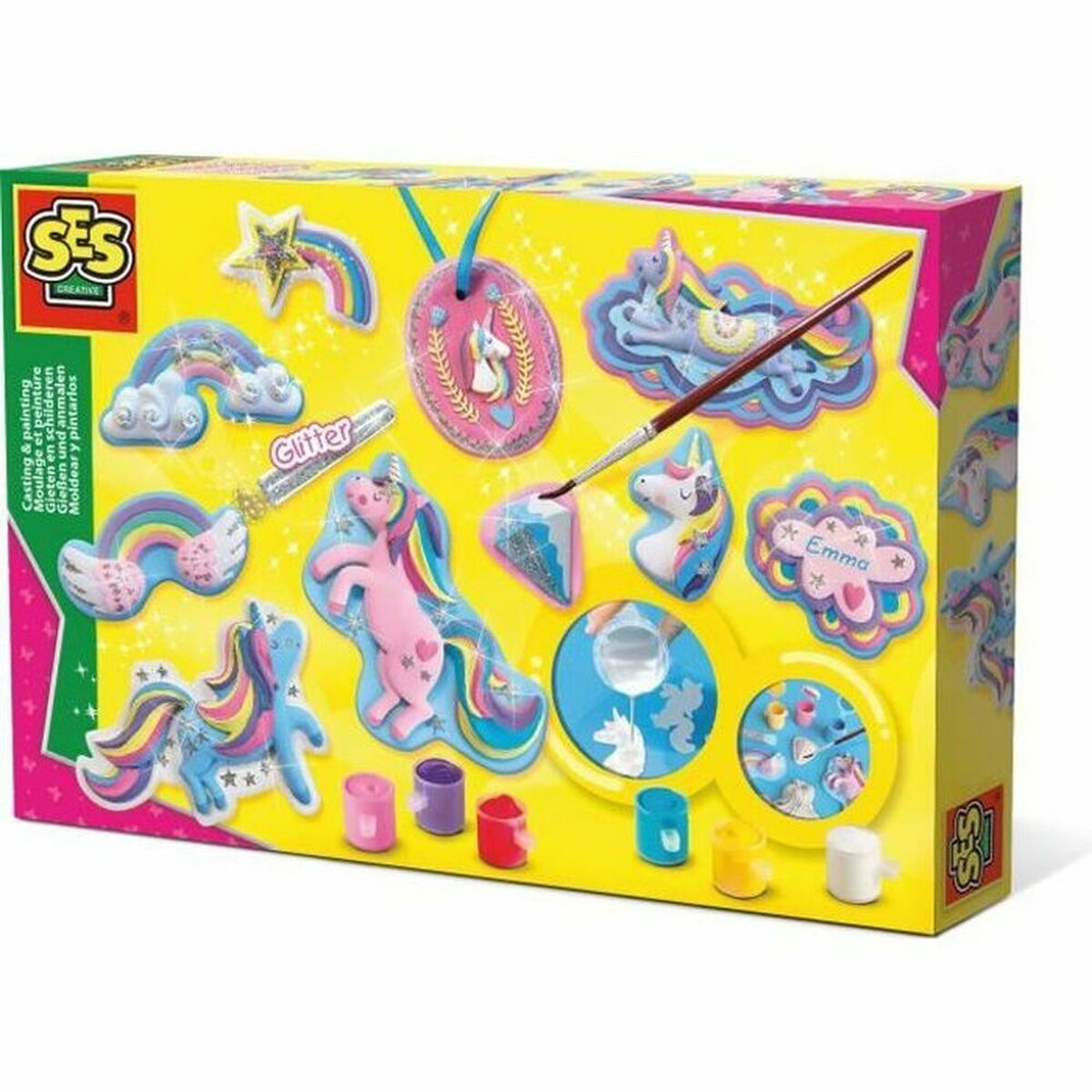 Modell-lera SES Creative Molding and Painting - Unicorns