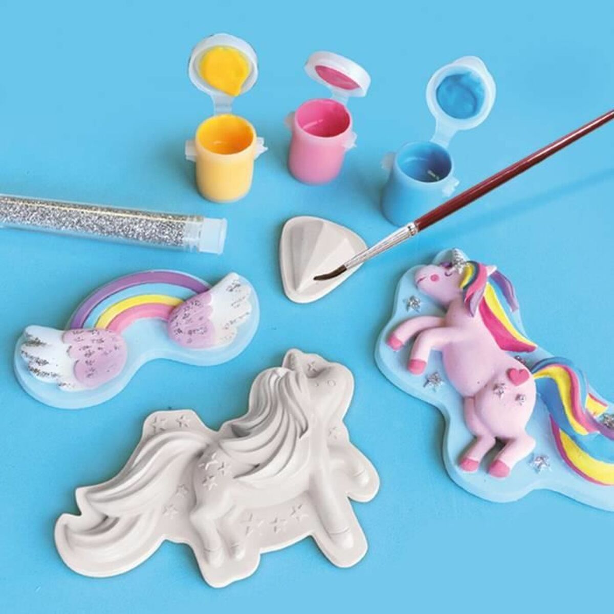 Modell-lera SES Creative Molding and Painting - Unicorns - 3