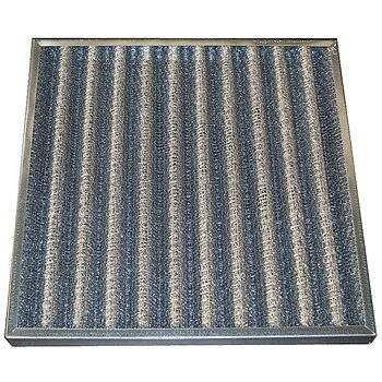 Anti-fettfiltret med metallgaller, 287x592x48 mm