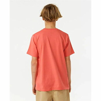 T-shirt med kortärm Herr Rip Curl Lost Island Orange
