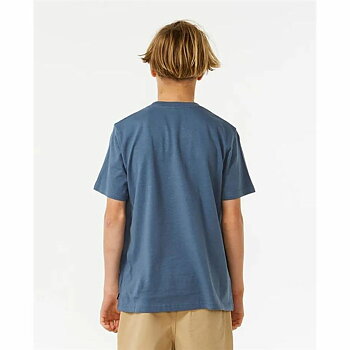 Barn T-shirt med kortärm Rip Curl Lost Island Blå