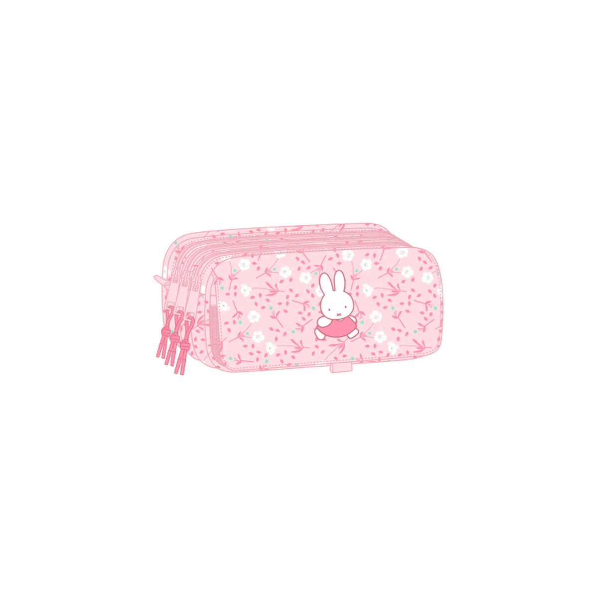 Bag Miffy Flores 21,5 x 10 x 8 cm